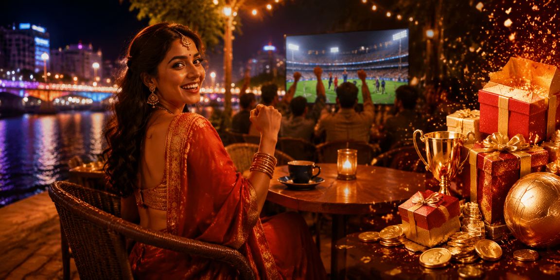 Indian players enjoying casino entertainment responsibly near Ahmedabad riverfront